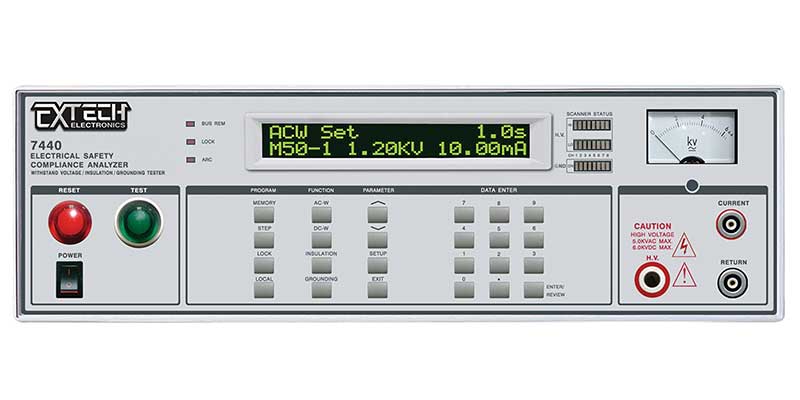Extech 7440 / EEC 7440 – 안전 규격 종합 분석기