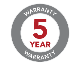 5-year Warranty